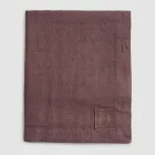 Obdélníkový lněný ubrus s knoflíkovými dírkami a 12 luxusními knoflíky - Středomoří Viadurini