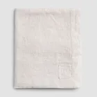 Obdélníkový lněný ubrus s knoflíkovými dírkami a 12 luxusními knoflíky - Středomoří Viadurini