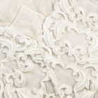 Obdélníkový ubrus z béžového povlečení s luxusní krajkou Artisan Farnese - Kippel Viadurini