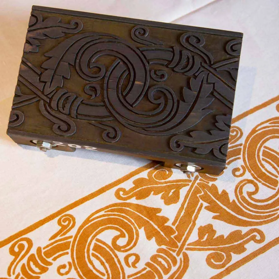 Vysoce řemeslné italské tištěné bavlněné a lněné ubrusy - značky Viadurini