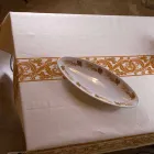 Vysoce řemeslné italské tištěné bavlněné a lněné ubrusy - značky Viadurini