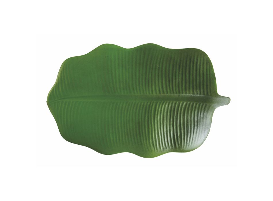Snídaňové prostírání v tropickém designu Green nebo Gold Leaf 12 ks - Esther Viadurini