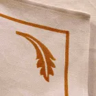 Ubrousek ve smíšeném povlečení s jedinečným kouskem ruky vyrobeným v Itálii - značky Viadurini