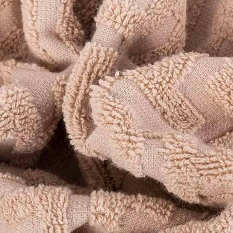 Trio osušek v ručníku Terry Cotton, obličeji a hostu - Ginestře Viadurini