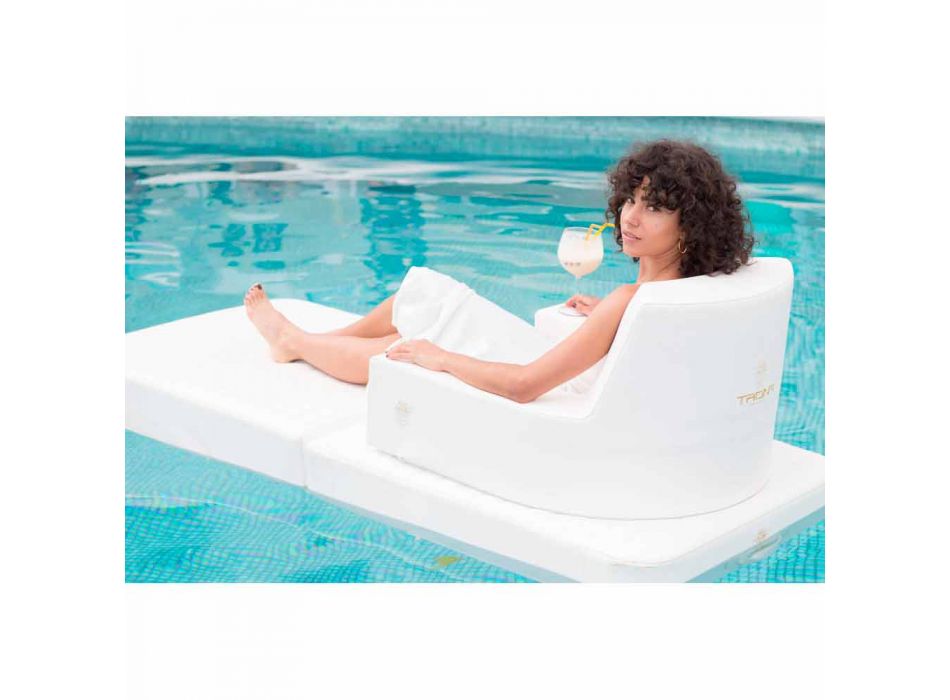 Trona Basic plovoucí křeslo pro moderní bazén vyrobené v Itálii Viadurini