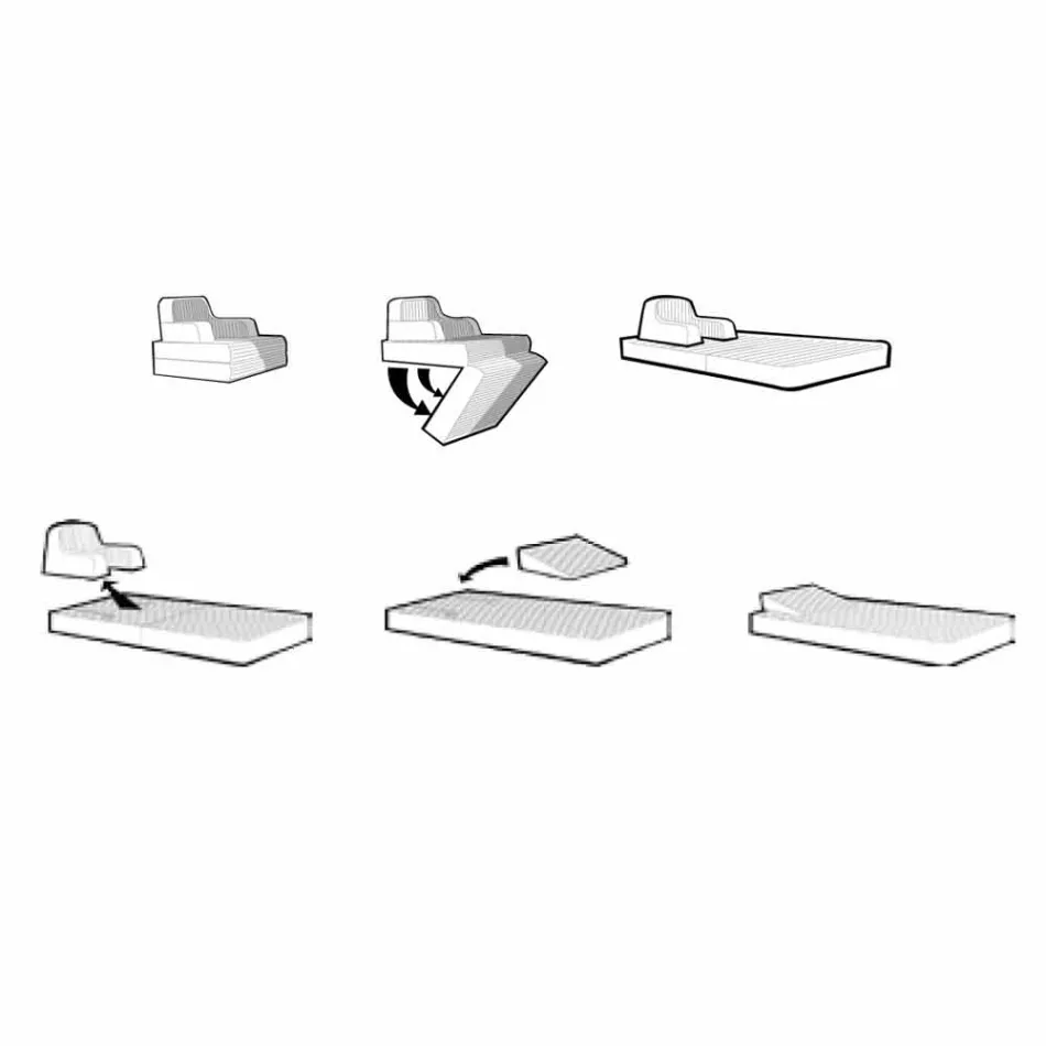 Trona Magnum luxusní plovoucí křeslo double konstrukce sedadla Viadurini