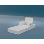 Trona plovoucí křeslo bílý design made in Italy Viadurini