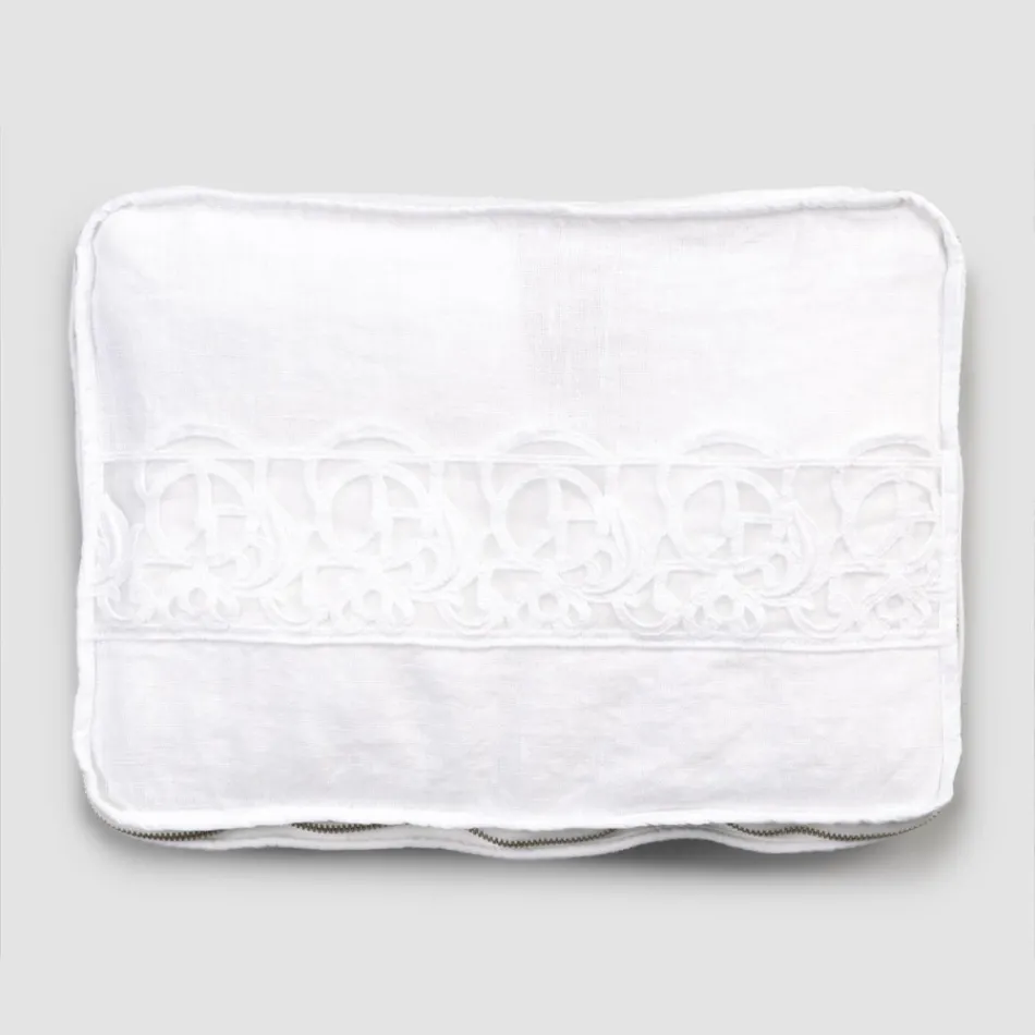 Velké cestovní pouzdro z plátna s italskou luxusní krajkou Sinergia - Randall Viadurini