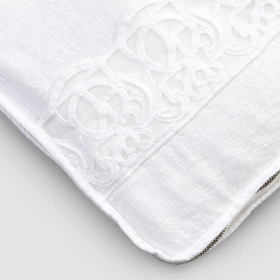 Velké cestovní pouzdro z plátna s italskou luxusní krajkou Sinergia - Randall Viadurini