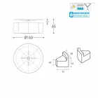 Varná deska Varaschin Big In & Out + 8 moderních designových křesel Viadurini