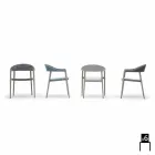 Varaschin Clever židle moderního designu zahrady, 6 ks Viadurini