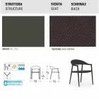 Varaschin Clever židle moderního designu zahrady, 6 ks Viadurini