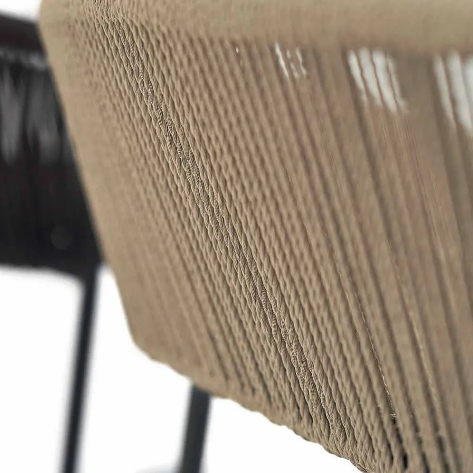 Varaschin Cricket židle s ručně tkaný vnější, 2 ks Viadurini