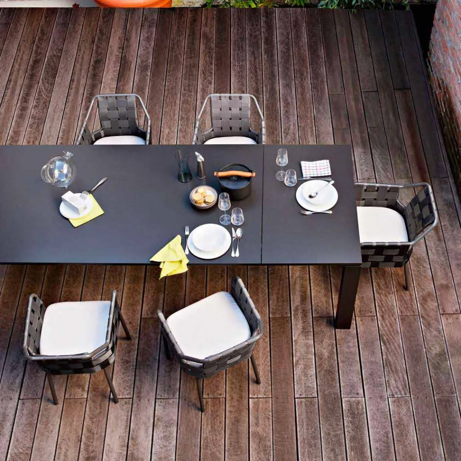 Varaschin Dolmen zahradní stůl rozšiřitelný až na 380 cm Viadurini