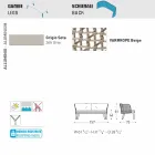 Varaschin Emma moderní dvoumístná čalouněná zahradní pohovka Viadurini