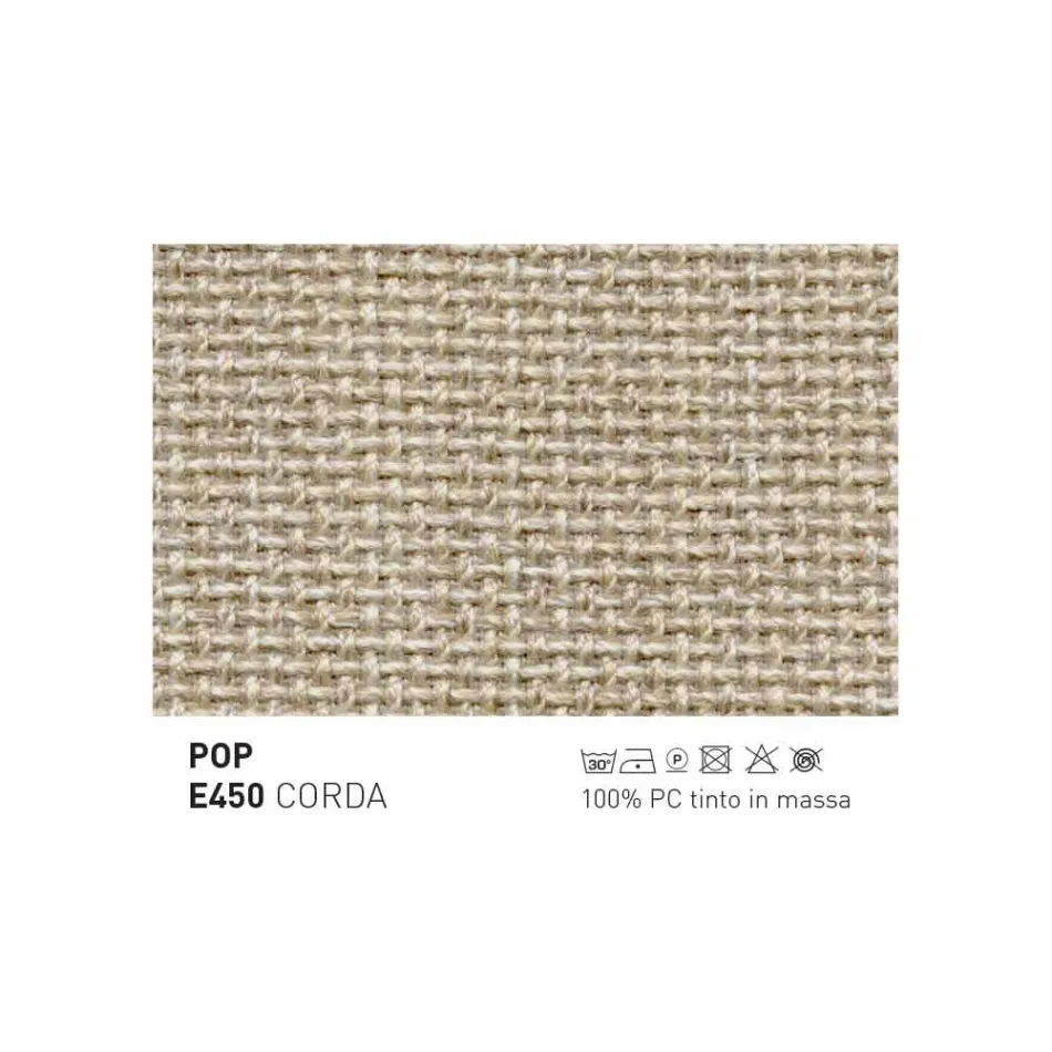 Varaschin Emma design venkovní podnožka v čalouněné tkanině Viadurini