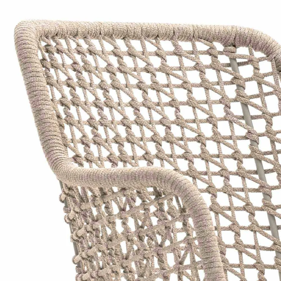 Varaschin Emma polstrované venkovní křeslo moderního designu Viadurini