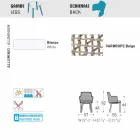 Varaschin Emma polstrované venkovní křeslo moderního designu Viadurini