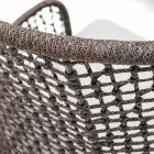 Varaschin Emma polstrované venkovní křeslo moderního designu Viadurini