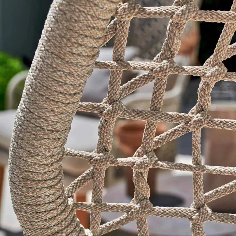 Varaschin Emma polstrované venkovní křeslo moderního designu Viadurini