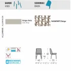 Varaschin Emma designová zahradní židle z tkaniny a hliníku Viadurini