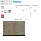 Varaschin Kolonaki Tabulka moderní zahrady v různých velikostech Viadurini