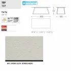 Varaschin Kolonaki Tabulka moderní zahrady v různých velikostech Viadurini