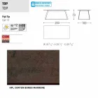 Varaschin Kolonaki Tabulka moderní zahrady v různých velikostech Viadurini