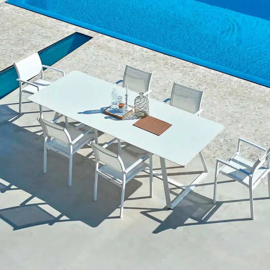 Varaschin Kolonaki Tabulka moderní zahrady v různých velikostech Viadurini