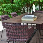 Varaschin Kolonaki Tabulka moderní zahrady v různých velikostech Viadurini