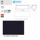 Varaschin Kolonaki Tabulka moderní zahrady v různých velikostech Viadurini