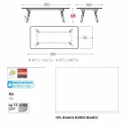 Varaschin Link tabulka zahradní stůl s teakového nohách, H65 cm Viadurini