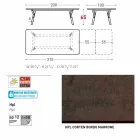 Varaschin Link tabulka H 65 cm zahradní rozšiřitelný až 350 cm Viadurini