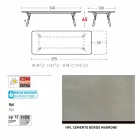 Varaschin Link tabulka H 65 cm zahradní rozšiřitelný až 350 cm Viadurini