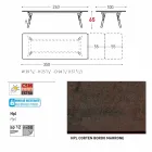 Varaschin Link tabulka H 65 cm zahradní rozšiřitelný až 350 cm Viadurini