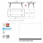 Varaschin Link tabulka H 65 cm zahradní rozšiřitelný až 350 cm Viadurini