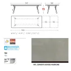 Varaschin Link moderní designový rozkládací zahradní stůl, V 73,2 cm Viadurini