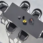 Varaschin Link moderní designový rozkládací zahradní stůl, V 73,2 cm Viadurini