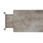 Varaschin Link moderní designový rozkládací zahradní stůl, V 73,2 cm Viadurini