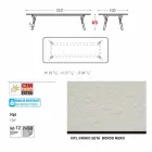 Varaschin Odkaz zahradní stůl s teakového dřeva nohou, H 65 cm Viadurini