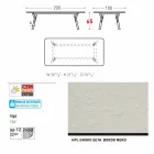 Varaschin Link Pevný jídelní stůl z vnější nebo vnitřní H 65 cm Viadurini