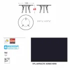 Varaschin odkaz Round venkovní stůl s teakového nohama, H 65cm Viadurini