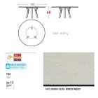 Varaschin odkazy Kulatý stůl pro vnitřní / venkovní moderním designem, H 65 cm Viadurini