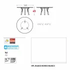 Varaschin odkazy Kulatý stůl pro vnitřní / venkovní moderním designem, H 65 cm Viadurini