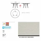 Varaschin odkazy Kulatý stůl pro vnitřní / venkovní moderním designem, H 65 cm Viadurini