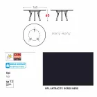 Varaschin odkazy Kulatý stůl pro vnitřní / venkovní moderním designem, H 65 cm Viadurini