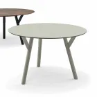 Varaschin odkazy Kulatý stůl pro vnitřní / venkovní moderním designem, H 65 cm Viadurini