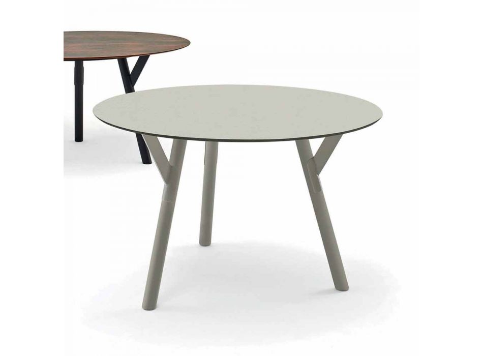 Varaschin odkazy Kulatý stůl pro vnitřní / venkovní moderním designem, H 65 cm Viadurini