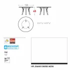 Varaschin odkazy Kulatý stůl pro vnitřní / venkovní moderním designem, H 65 cm Viadurini