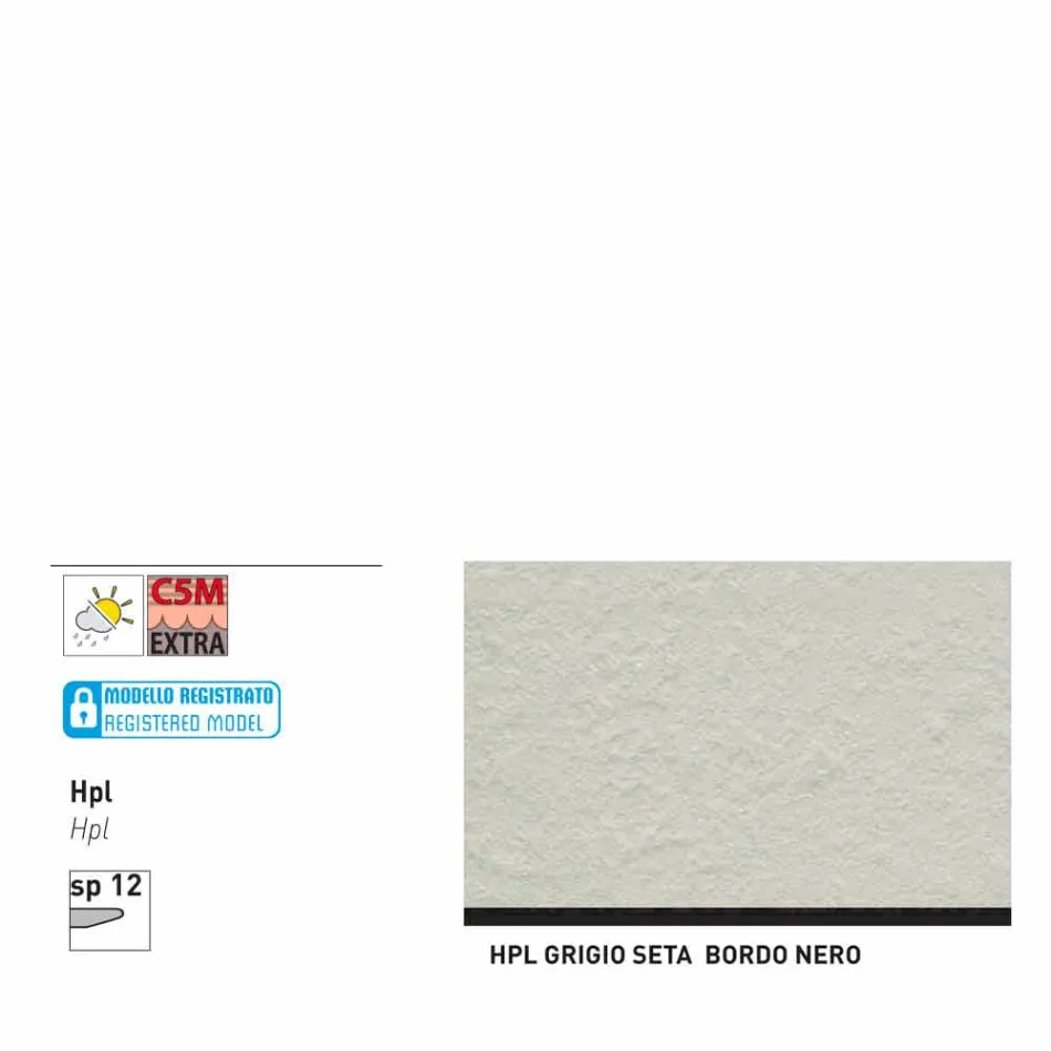 Varaschin odkazy Kulatý stůl moderní design zahrady, H 75 cm Viadurini